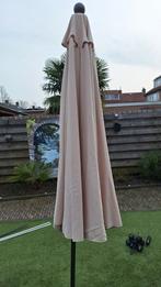 Parasol beige - perfect voor tuin of terras of camping, Ophalen, 2 tot 3 meter, Zweefparasol, Verstelbaar