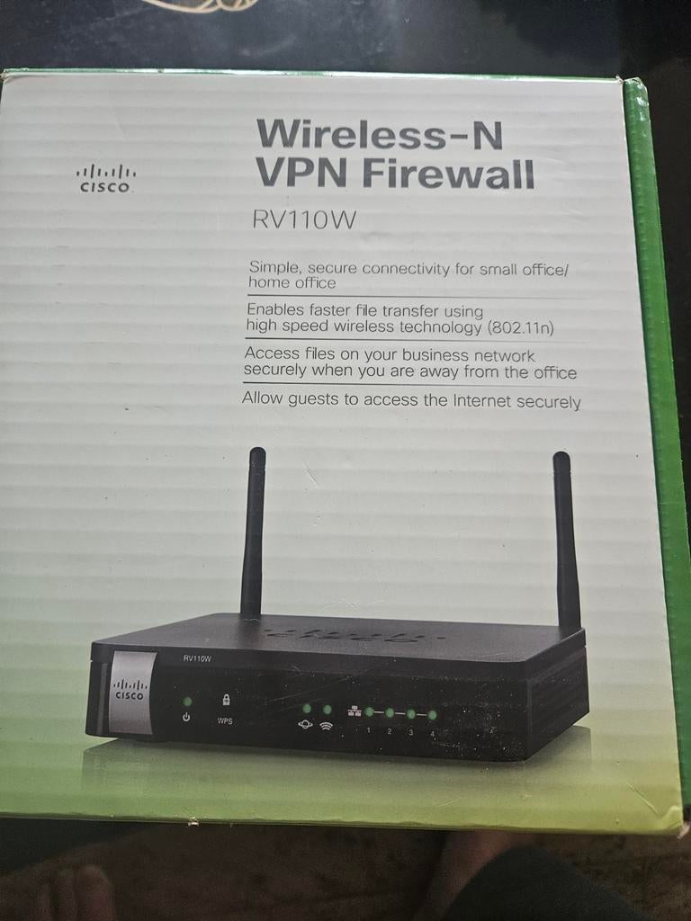 Cisco Wireless-N VPN Firewall RV110W, Computers en Software, Ophalen of Verzenden, Nieuw