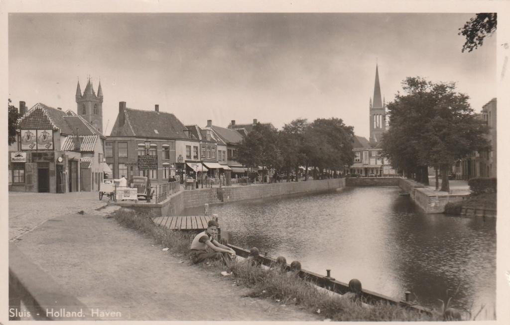 SLUIS Haven, Verzenden, 1940 tot 1960, Gelopen, Zeeland
