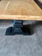 Eiken salon tafel, Huis en Inrichting, Tafels | Eettafels, Gebruikt, 100 tot 150 cm, Eikenhout, Ophalen of Verzenden