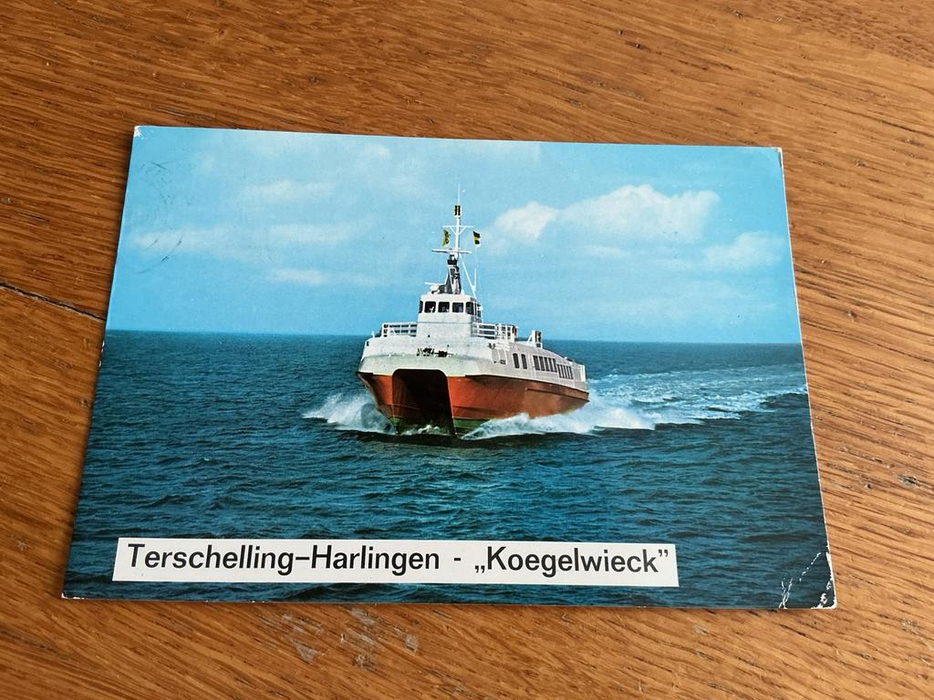 S465 Veerboot Koegelwieck Terschelling Harlingen, Ophalen of Verzenden, Friesland