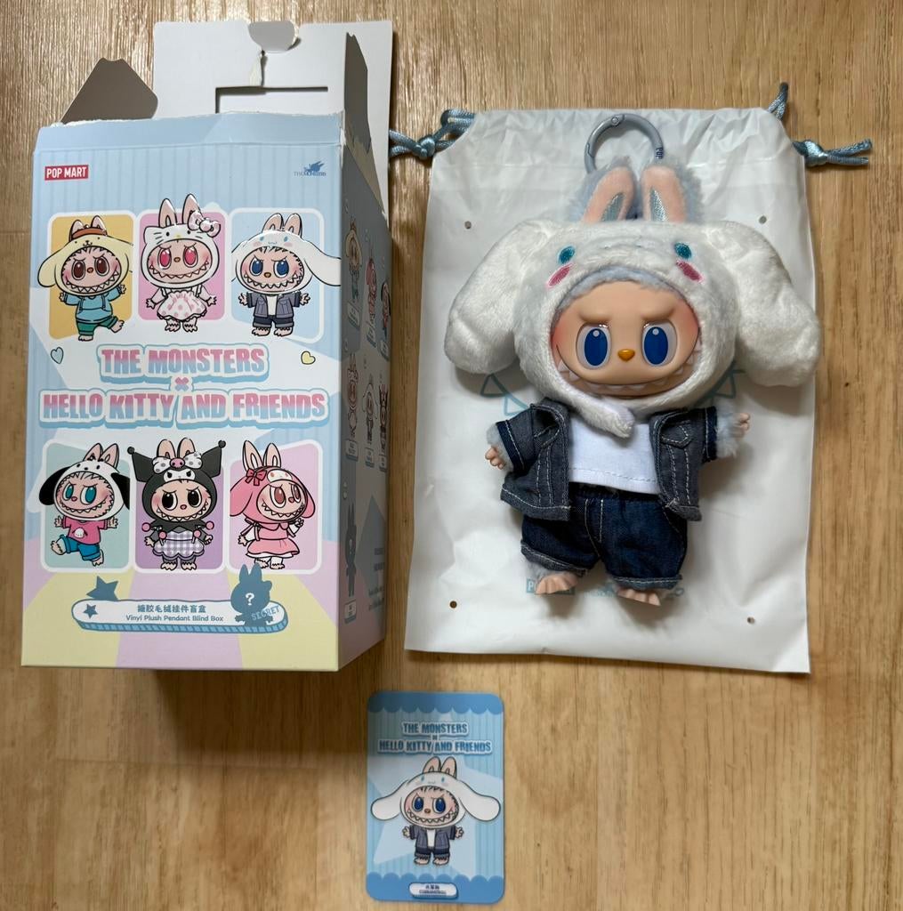 Labubu Sanrio Cinnamoroll Popmart, Verzamelen, Ophalen of Verzenden, Nieuw