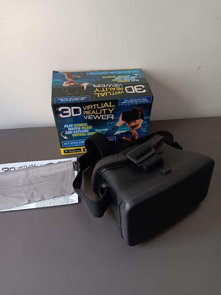 3D Virtual Reality Viewer VR bril voor smartphone, Spelcomputers en Games, Ophalen of Verzenden, Gebruikt, VR-bril, Telefoon