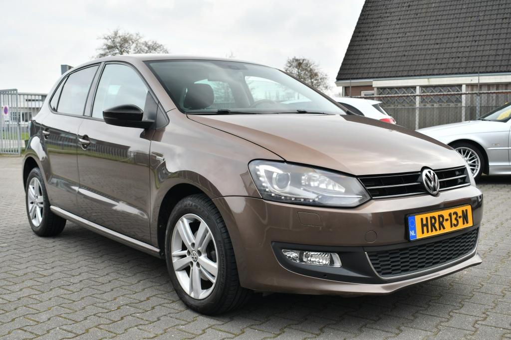 Volkswagen Polo 1.2 TSI 90PK Match Xenon|LED|Clima|Stoelverw, Auto's, Euro 5, Gebruikt, 4 cilinders, Bruin
