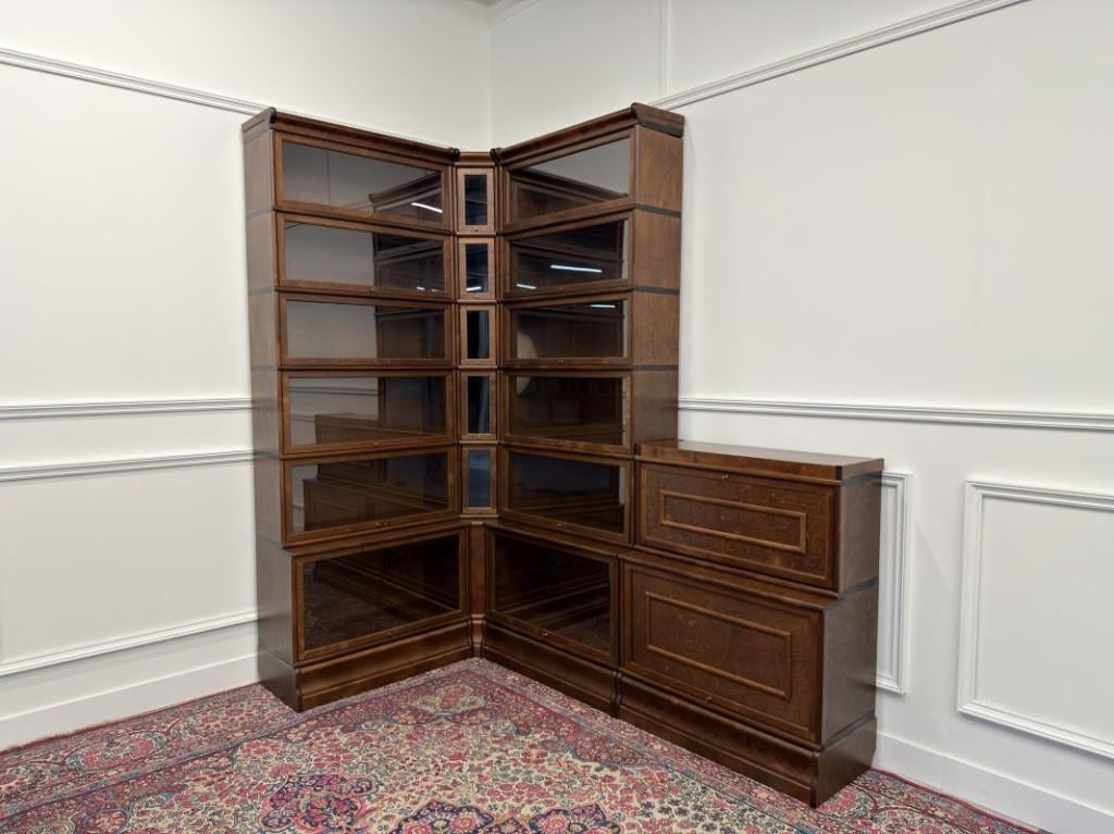 Klassiek Engelse Globe Wernicke Hoekkast Boekenkast, Ophalen