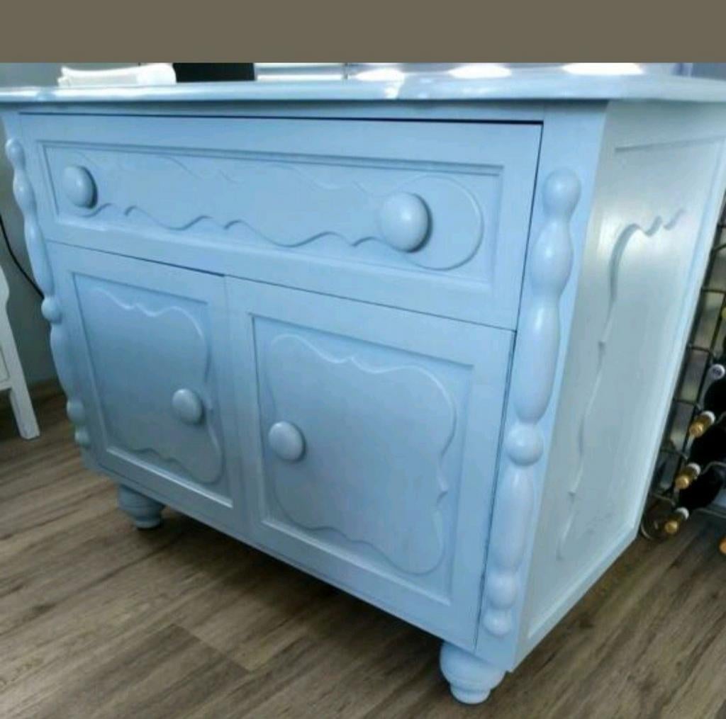 Commode Landelijk Sober Brocante, 50 tot 70 cm, Ophalen, Minder dan 90 cm, 100 cm of meer