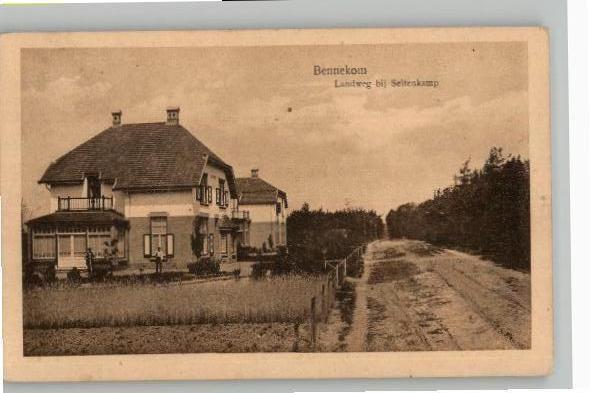 Bennekom landweg bij Selterskamp, Verzamelen, Ansichtkaarten | Nederland, Gelopen, Gelderland, Voor 1920, Verzenden