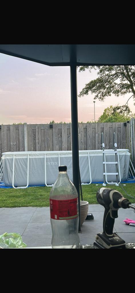 Zwembad 4x2x1 meter - intex, Tuin en Terras, Zwembaden, 200 tot 300 cm, 80 tot 120 cm, Ophalen of Verzenden, Rechthoekig