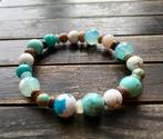 Nieuwe zelfgemaakte armband met natuurstenen kralen, Overige materialen, Overige kleuren, Nieuw, Ophalen of Verzenden