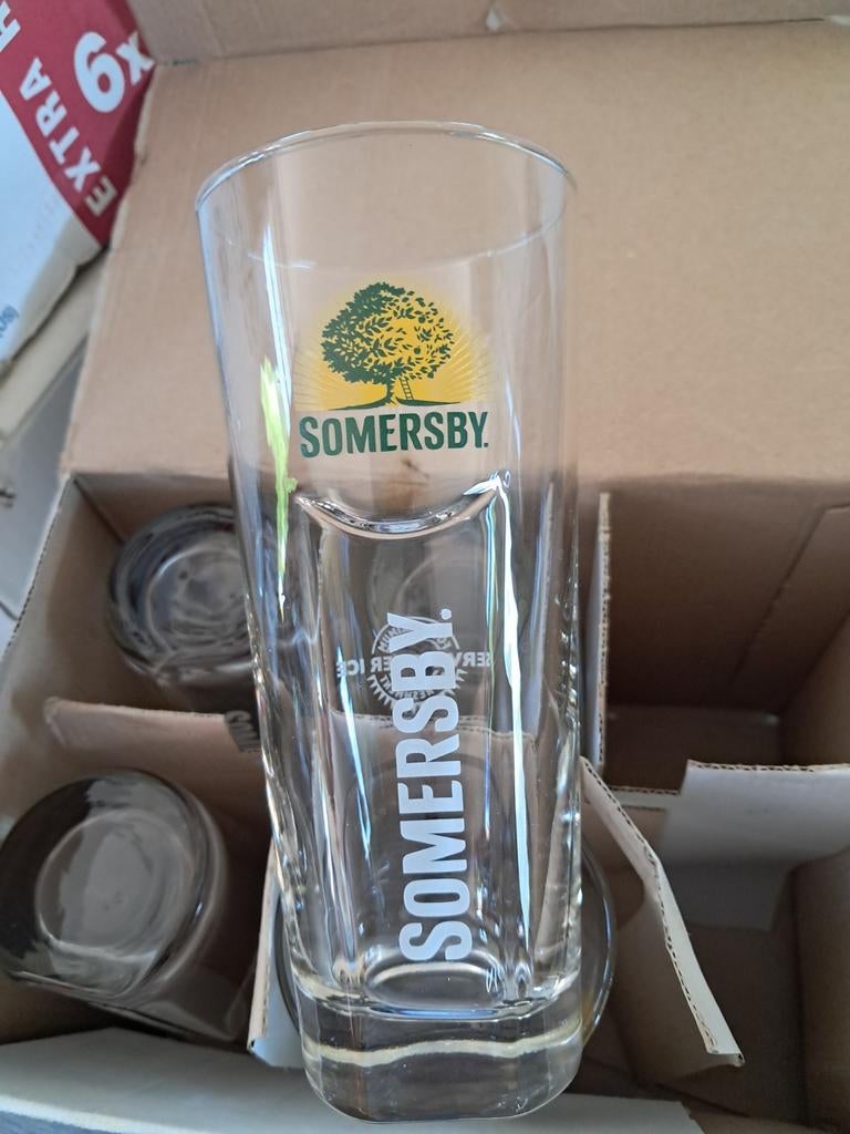 5x Somersby Ale/Cider Glas/Bierglas, Ophalen, Glas of Glazen, Overige merken