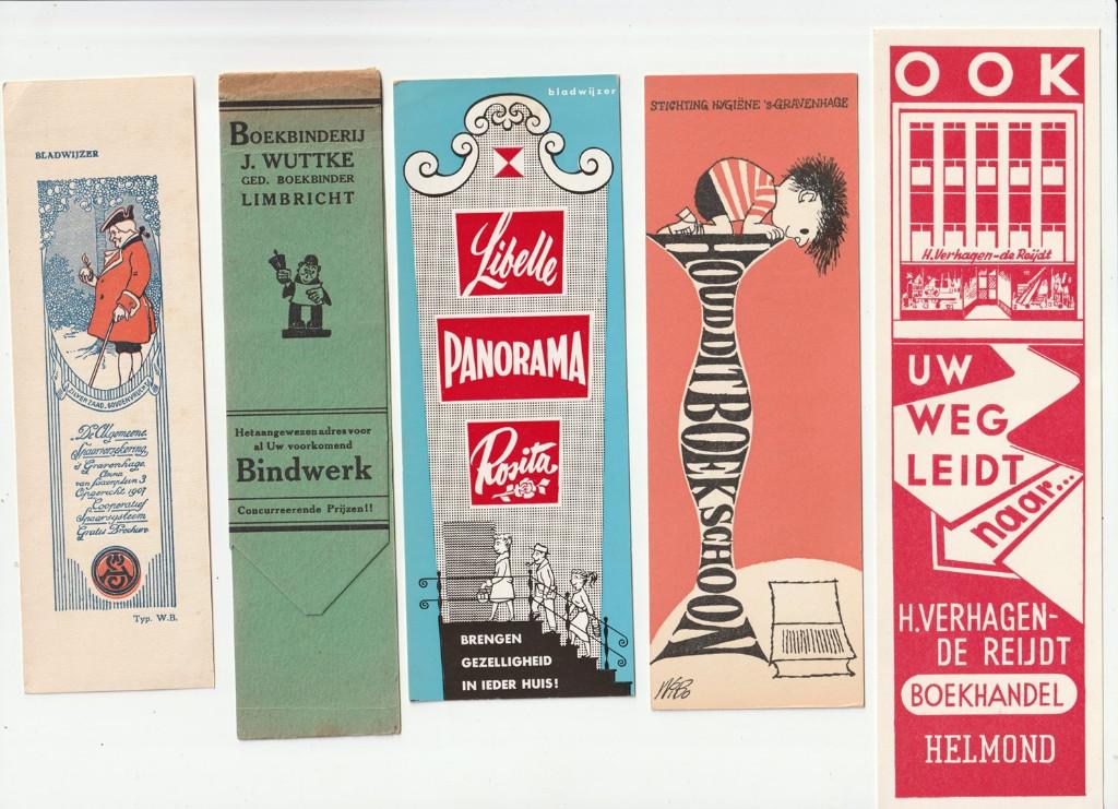 partij van 35 oude gebruikte boekenleggers bladwijzers, Verzamelen, Verzenden, Gebruikt, Overige onderwerpen