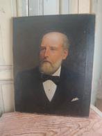 Antiek portret schilderij ,gesigneerd 1902, Ophalen of Verzenden