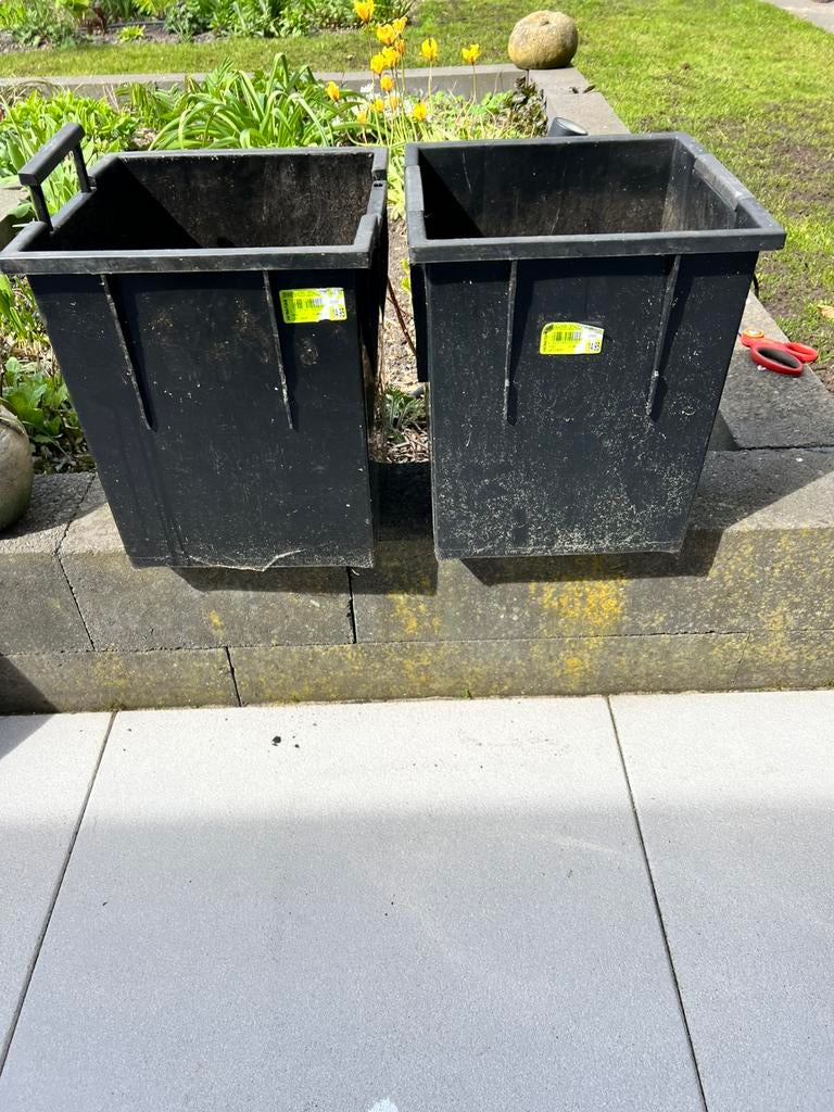 Plantenbakken van en voor Lechuza 30 x 30 cm, Ophalen of Verzenden, Zo goed als nieuw, Kunststof