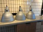 Set van 3 industriële hanglampen in vintage stijl., Ophalen of Verzenden, Zo goed als nieuw, Metaal, Minder dan 50 cm