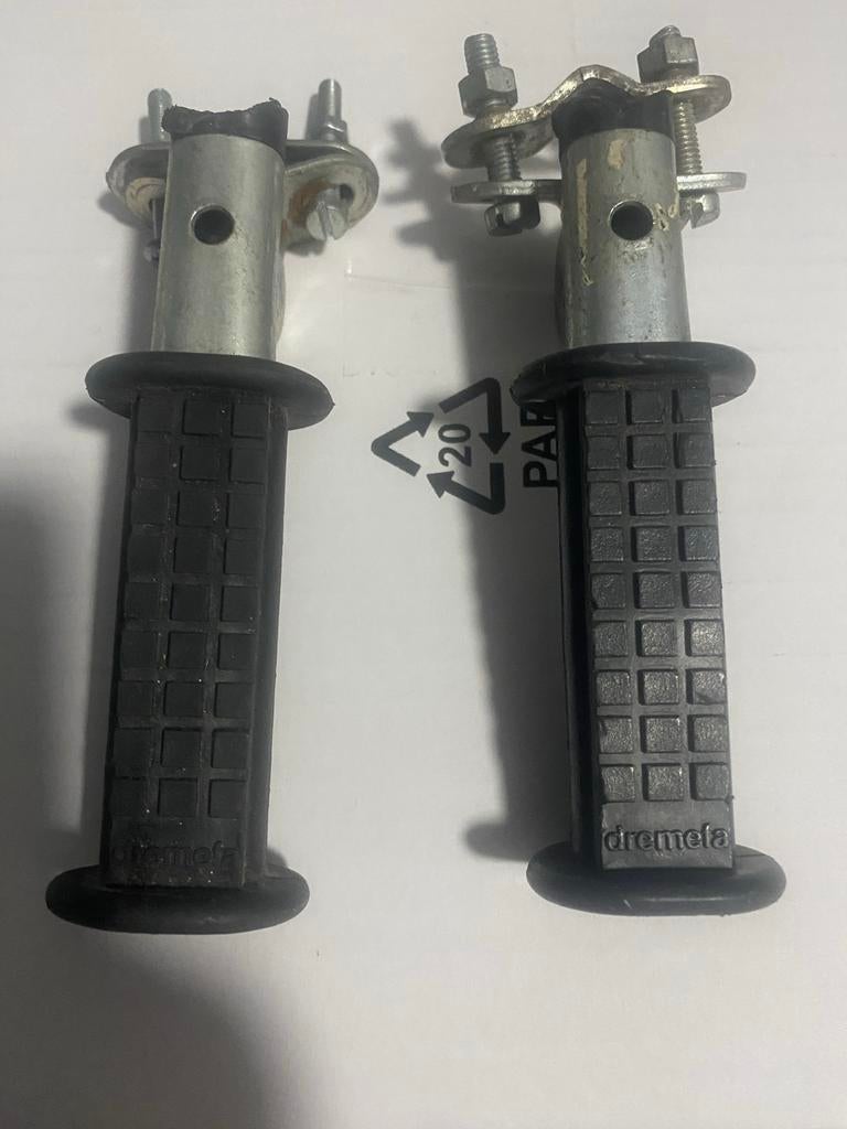 Voetsteunen, Fietsen en Brommers, Fietsonderdelen, Gebruikt, Overige typen, Staal, Ophalen of Verzenden