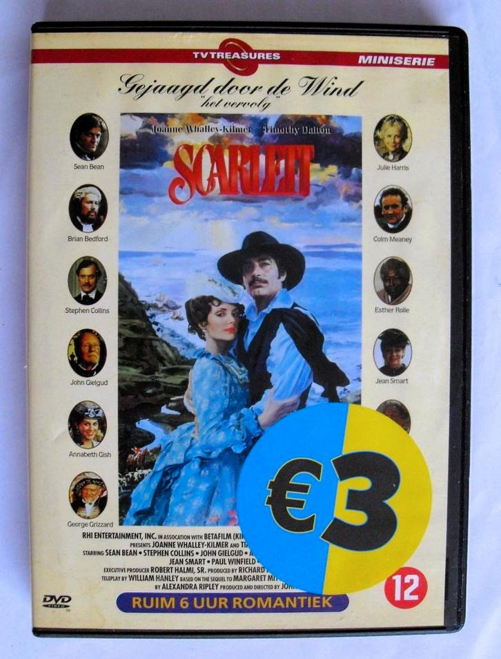 Scarlett (originele dvd's) mini serie, Cd's en Dvd's, Dvd's | Tv en Series, Gebruikt, Drama, Boxset, Vanaf 12 jaar, Ophalen of Verzenden