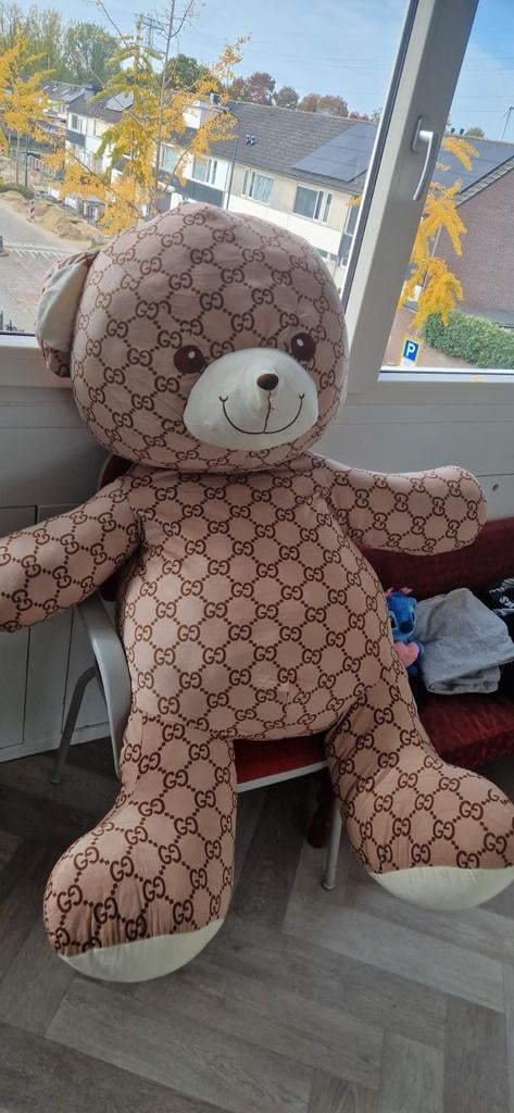Grote teddybeer knuffel, Ophalen of Verzenden, Zo goed als nieuw, Stoffen beer, Overige merken