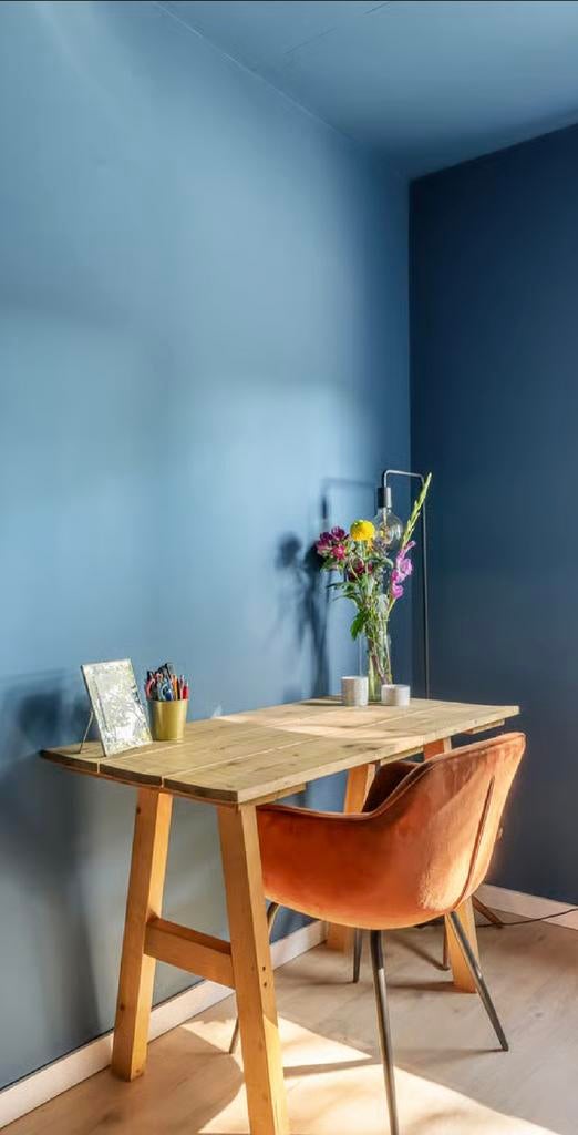 Handgemaakt bureau van 100% steigerhout!, Ophalen, 100 tot 150 cm, 50 tot 100 cm, Rechthoekig