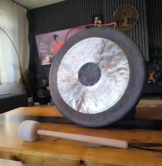 TamTam Gong 50cm inclusief grote klopper, Zenori, Ophalen of Verzenden, Zo goed als nieuw, Zenori