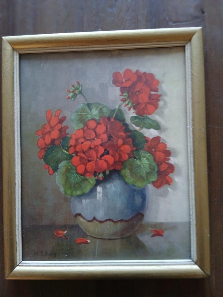 Vintage prent Huibert Schallenberg 1930/40, Antiek en Kunst, Kunst | Schilderijen | Klassiek, Ophalen of Verzenden