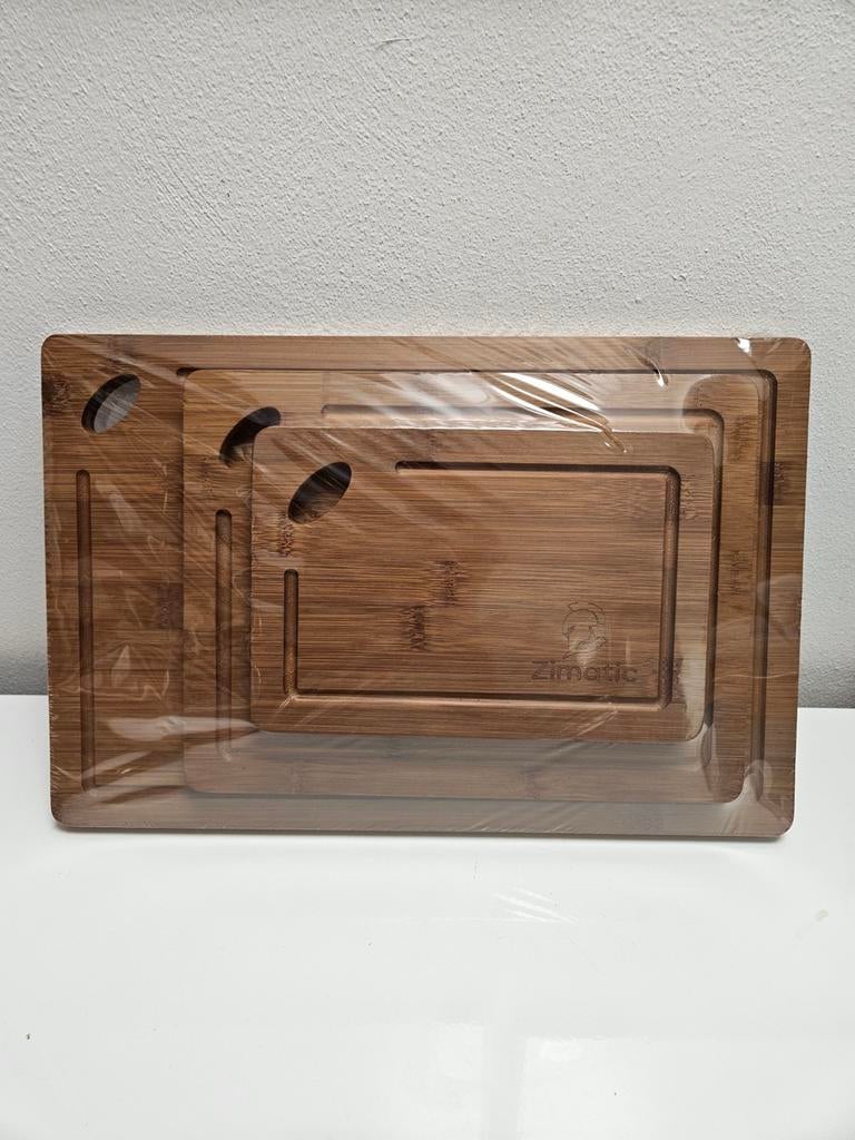 Zimatic bamboe snijplanken set 3 delig, Huis en Inrichting, Ophalen of Verzenden, Nieuw