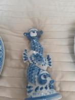 Delf blauw, Sieraden, Tassen en Uiterlijk, Broches, Ophalen of Verzenden, 7 tot 10 cm, Blauw, Overige materialen