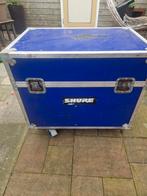 Blauwe flightcase met Shure logo, Ophalen, Gebruikt, Overige instrumenten, Flightcase
