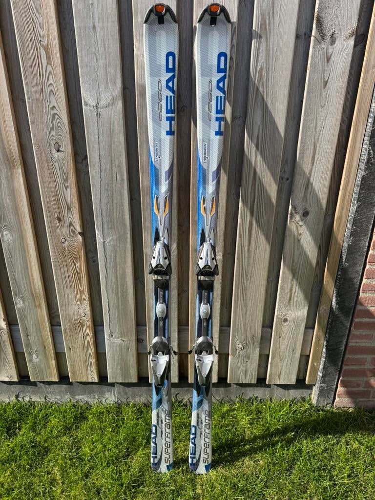 Head Superframe carving ski’s inclusief bindingen en stokken, Ophalen, 160 tot 180 cm, Zo goed als nieuw, Head