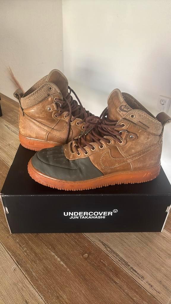 Limited Edition Nike Air force duckboot - Maat 42,5, Kleding | Heren, Schoenen, Gedragen, Boots, Bruin, Ophalen of Verzenden