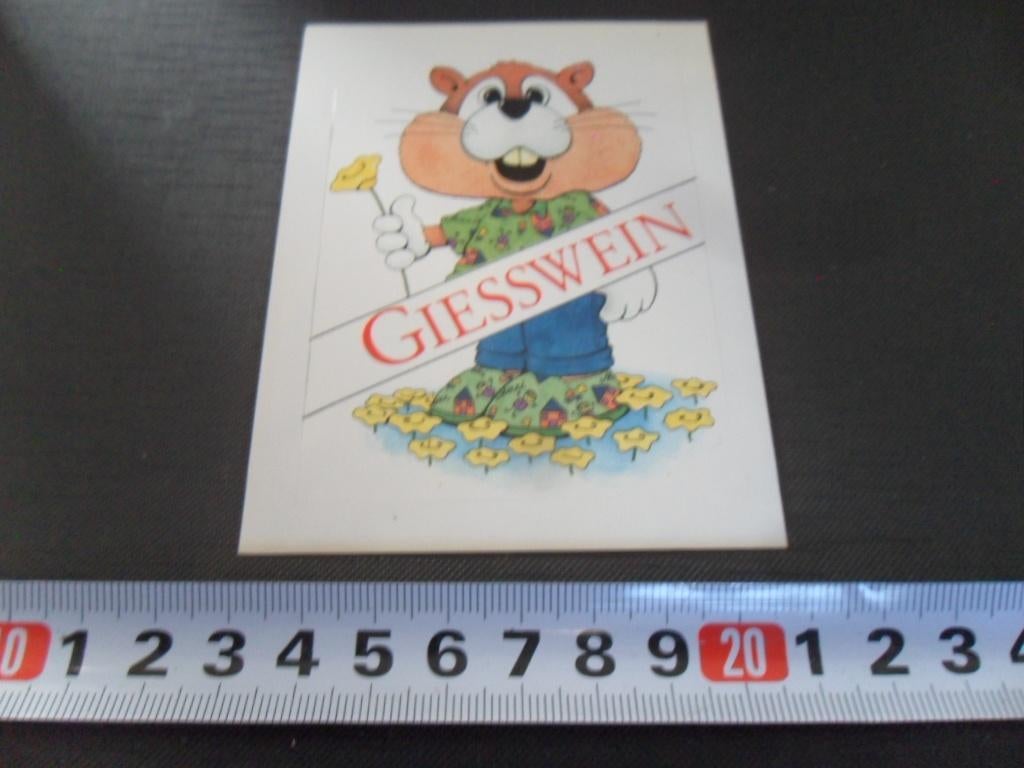 sticker GIESSWEIN sloffen Hamster  FQ120, Ophalen, Zo goed als nieuw