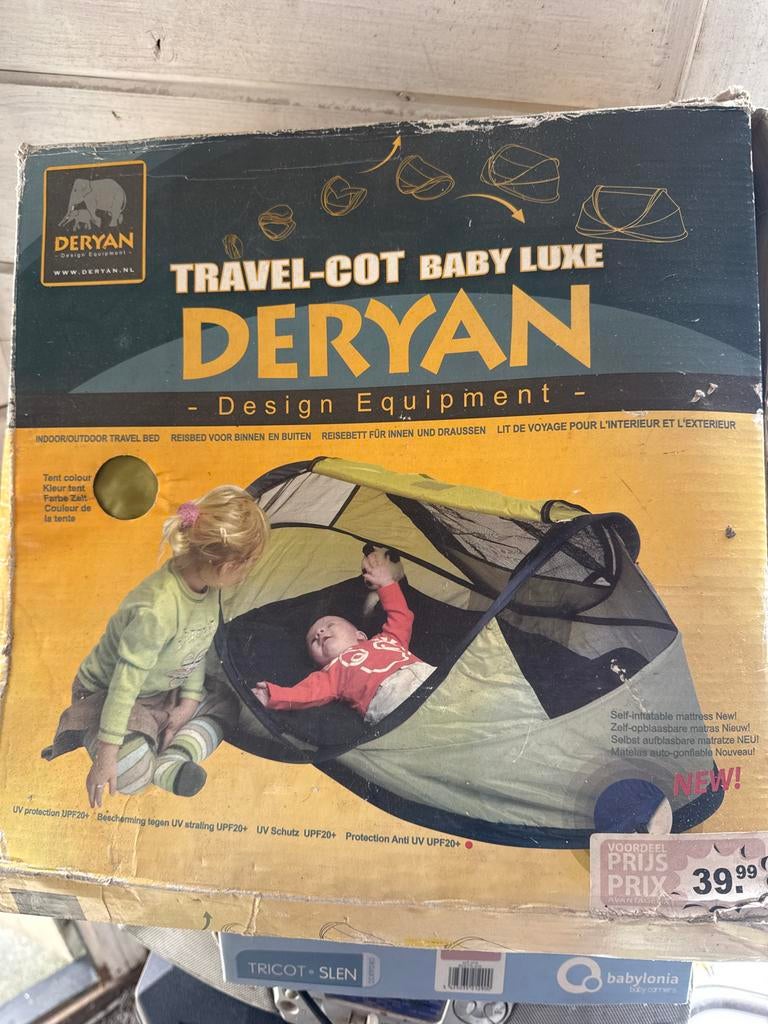 Deryan Travel-Cot Baby Luxe Babytent - Zo goed als nieuw, Ophalen of Verzenden, Zo goed als nieuw