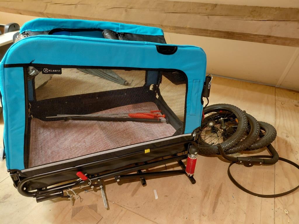 Klarfit fietskar - Nieuw en ongebruikt, Opvouwbaar, Nieuw, Ophalen of Verzenden, Kinderkar