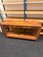 Massief houten sidetable / haltafel met lades, Ophalen, Zo goed als nieuw