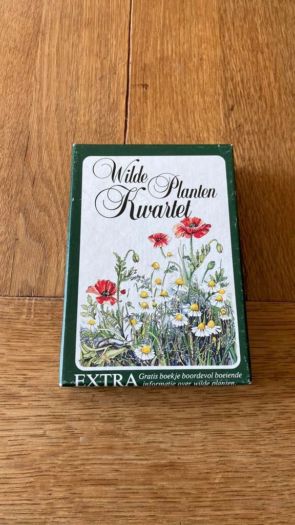 Wilde Planten Kwartet - Compleet en met boekje, Ophalen of Verzenden, Zo goed als nieuw, Kwartet(ten)