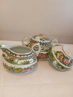 Chinese Canton Porselein Melkkan&Suikerpot, Verzenden