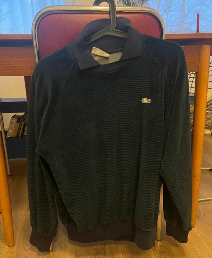 Lacoste Pullover Suede, Maat 48/50 (M), Lacoste, Ophalen of Verzenden, Zo goed als nieuw