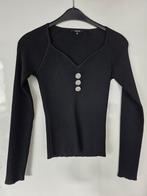 Nikkie top maat 36, Ophalen of Verzenden, Zo goed als nieuw, Zwart, Overige materialen