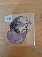 Penny Black Egels nr 16, Hobby en Vrije tijd, Stempelen, Ophalen of Verzenden, Gebruikt, Houten stempel