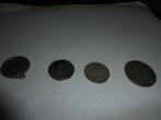 lot  zilveren  munten  4 stuks, Postzegels en Munten, Munten | Nederland, Ophalen of Verzenden, Vóór koninkrijk, Zilver