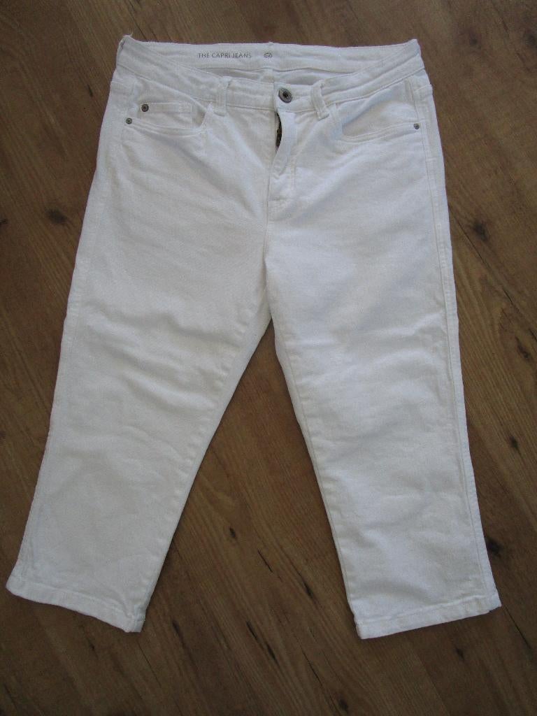 Capri jeans maat 38, Verzenden, Zo goed als nieuw, Wit, W30 - W32 (confectie 38/40)