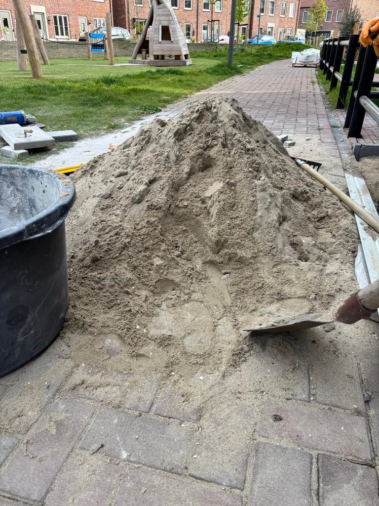 Gratis zand, Tuin en Terras, Zand, Ophalen, Zo goed als nieuw, Ophoogzand