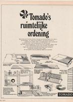 Retro reclame 1968 Tomado LP grammofoonplaten rekje, Verzenden, Overige typen