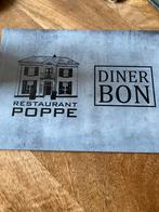 Diner Bon Cadeau Bon Poppe Apeldoorn Restaurant, Twee personen, Cadeaubon