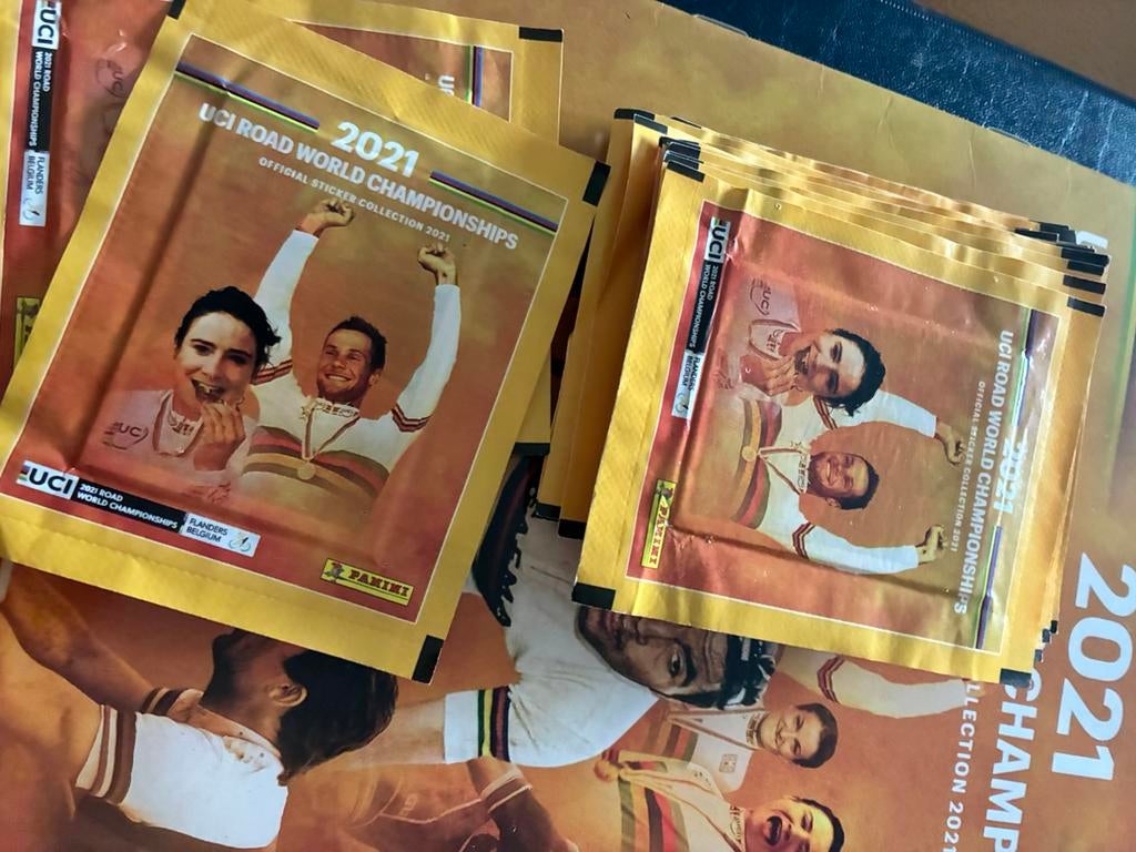 Panini UCI worldchampionship, Verzamelen, Ophalen of Verzenden, Buitenlandse clubs, Poster, Plaatje of Sticker