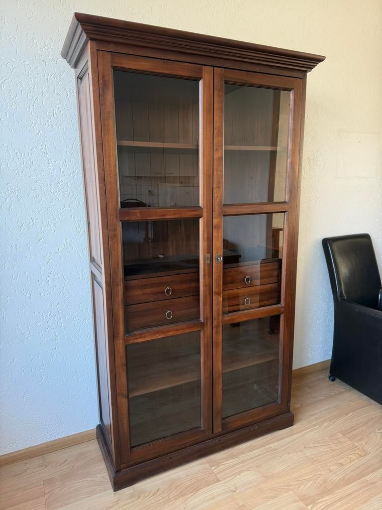 houten kast, Huis en Inrichting, Kasten | Vitrinekasten, Ophalen, 100 tot 150 cm, 150 tot 200 cm, 25 tot 50 cm