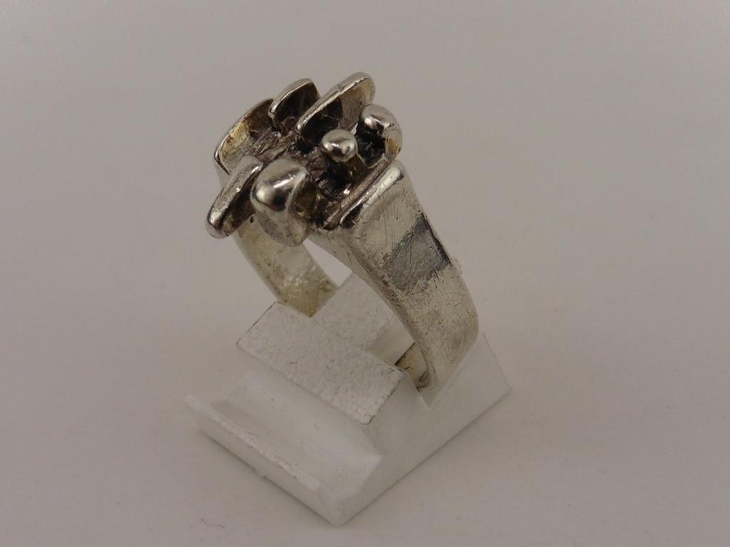 Zilveren ring Orlandini                                  Z73, Gebruikt, ., Ophalen of Verzenden, Dame