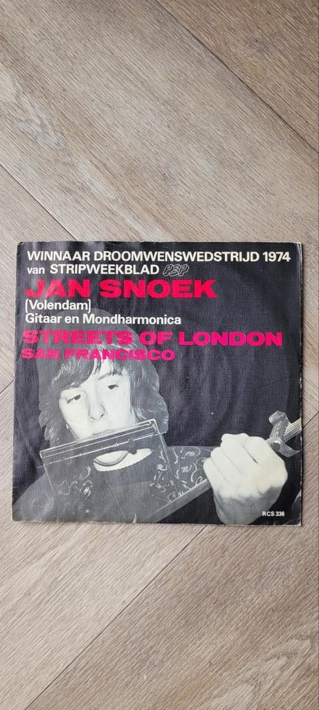 Jan Snoek, Streets of London., Cd's en Dvd's, Vinyl Singles, Ophalen of Verzenden, Zo goed als nieuw, Nederlandstalig