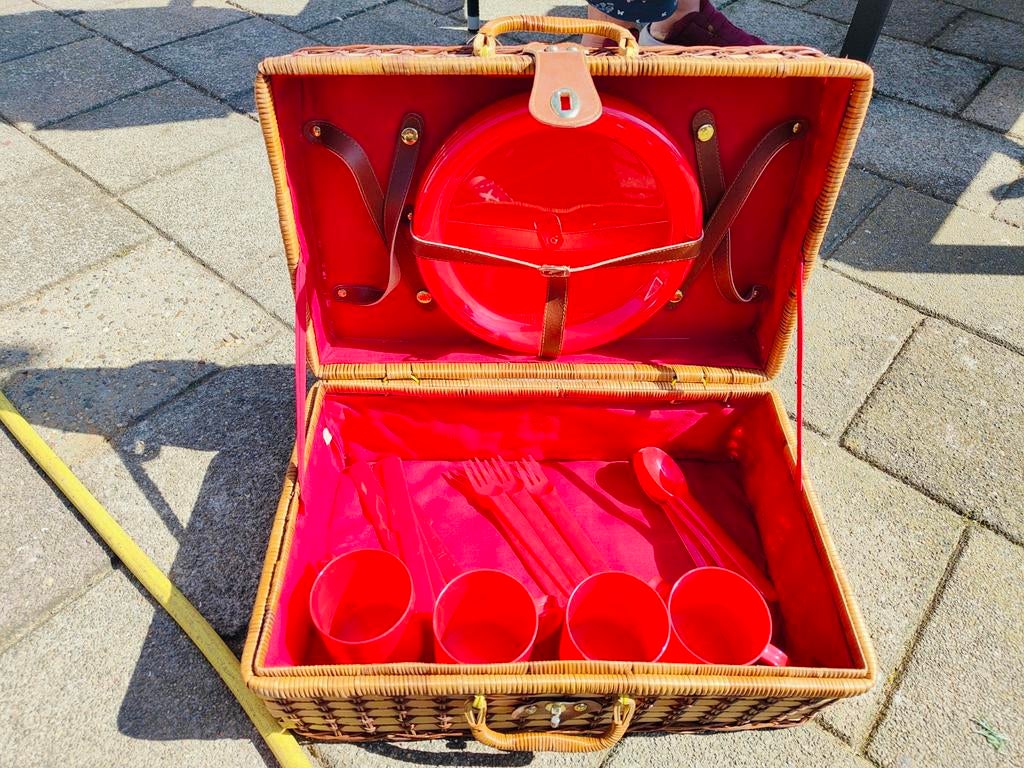 Picknick mand (zgan), Ophalen of Verzenden, Zo goed als nieuw