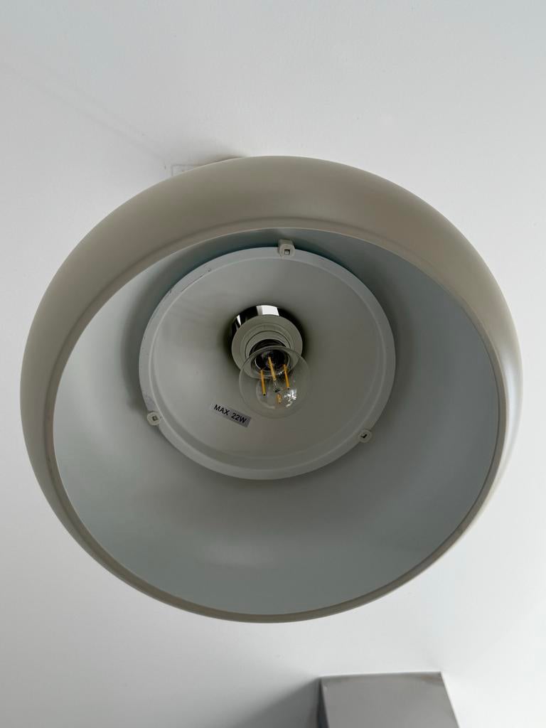 Zo goed als nieuwe IKEA hanglamp - beige/grijs, Ophalen, Zo goed als nieuw, Metaal, Minder dan 50 cm