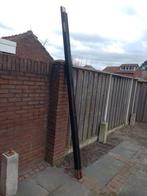 8 x zwart geïmpregneerde palen / staanders, Ophalen, Zo goed als nieuw, 2 meter of meer, 3 tot 6 meter